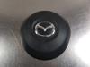 Left airbag (steering wheel) from a Mazda CX-3, 2015 1.5 Skyactiv D 105 16V, SUV, Diesel, 1.499cc, 77kW (105pk), FWD, S5Y5; S5Y2; S5Y7; S5Y9, 2015-02 / 2018-01, DJ16WS; DK6WS 2016
