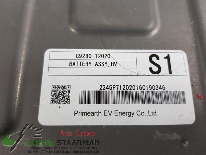 Batería (híbrido) de un Toyota Auris (E18) 1.8 16V Hybrid 2017