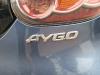 Heckklappe van een Toyota Aygo (B10), 2005 / 2014 1.0 12V VVT-i, Fließheck, Benzin, 998cc, 50kW (68pk), FWD, 1KRFE, 2005-07 / 2014-05, KGB10 2009