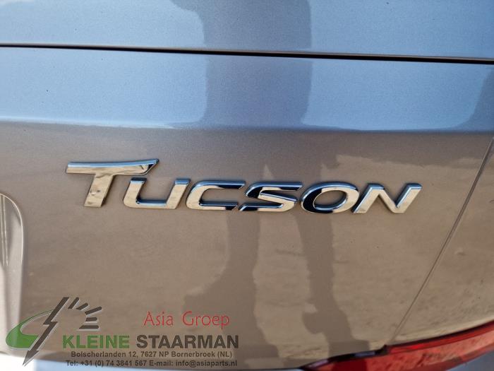 Marco de parachoques detrás de un Hyundai Tucson (TL) 1.7 CRDi 16V 2WD 2016