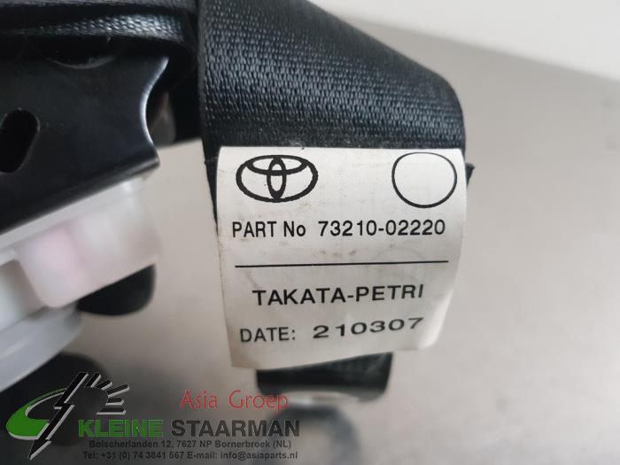 Sicherheitsgurt rechts vorne van een Toyota Auris (E15) 1.6 Dual VVT-i 16V 2007
