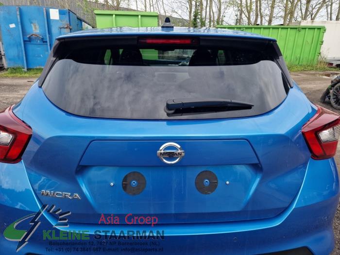 Portón trasero de un Nissan Micra (K14) 1.0 IG-T 100 2019
