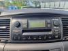 Radio CD player from a Toyota Corolla Wagon (E12), 2002 / 2007 1.6 16V VVT-i, Combi/o, Petrol, 1.598cc, 81kW (110pk), FWD, 3ZZFE, 2001-09 / 2004-06, ZZE121 2002