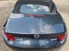 Tailgate from a Mazda MX-5 (ND), 2015 1.5 Skyactiv G-131 16V, Convertible, Petrol, 1.496cc, 96kW (131pk), RWD, P5VPR, 2015-04, ND6EA 2017