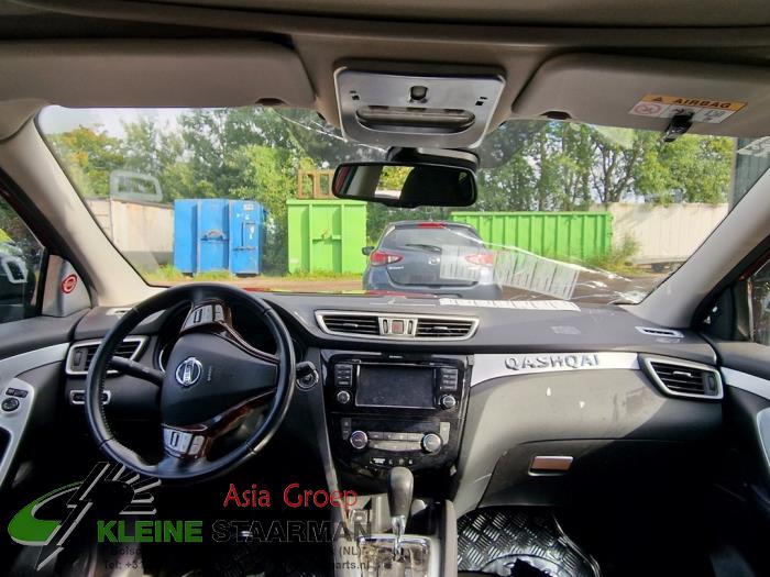 Airbag set+module from a Nissan Qashqai (J11) 1.2 DIG-T 16V 2016