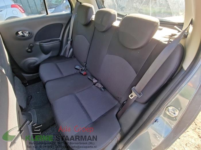 Rear bench seat from a Nissan Micra (K13) 1.2 12V DIG-S 2013