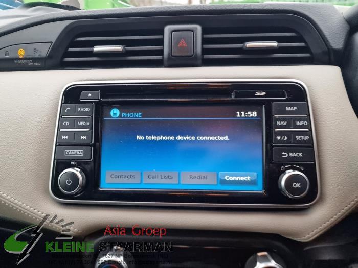 Sistema de navegación de un Nissan Micra (K14) 0.9 IG-T 12V 2018