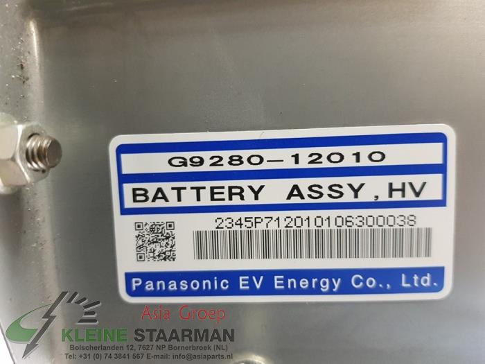 Battery (Hybrid) from a Toyota Auris (E15) 1.8 16V HSD Full Hybrid 2011