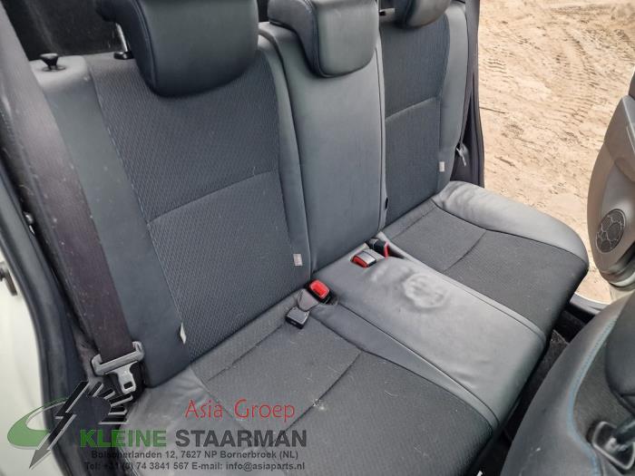 Rear bench seat from a Toyota Yaris III (P13) 1.5 16V Hybrid 2014