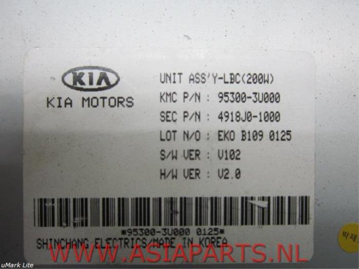 Module véhicule sans clés d'un Kia Sportage (SL) 1.6 GDI 16V 4x2 2010