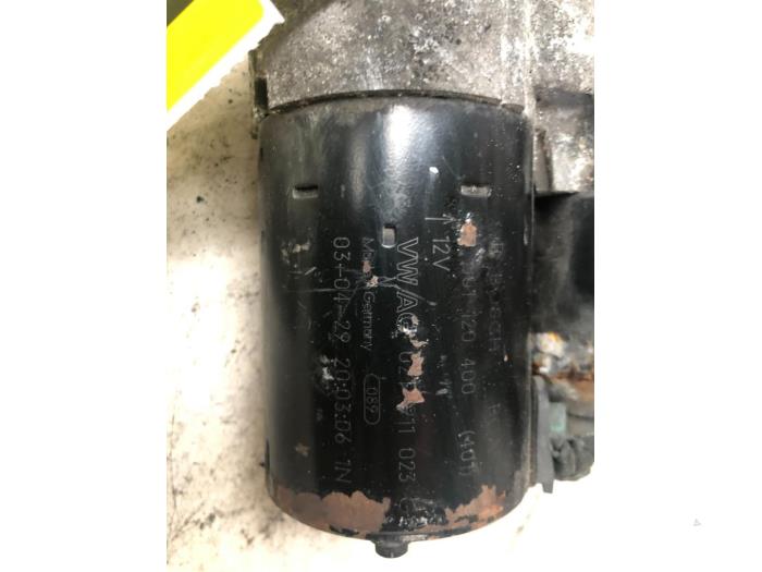 Startmotor Volkswagen Polo IV (9N1/2/3), 2001 / 2012 1.2 12V, Halvkombi (Hatchback), Bensin, 1.198cc, 47kW (64pk), FWD, AZQ; BME, 2001-10 / 2007-07, 9N1; 3 (Begagnad)