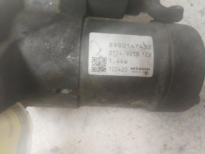 Gebrauchte Anlasser Opel Astra J (PC6/PD6/PE6/PF6) 1.7 CDTi 16V 110 Preis € 48,40 Mit Mehrwertsteuer angeboten von Autosloperij de Turk
