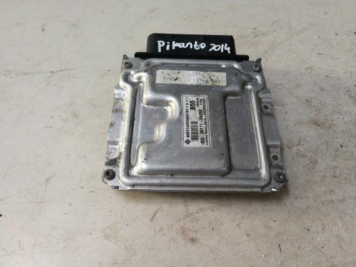 Ignition lock + computer from a Kia Picanto (JA) 1.0 12V 2014