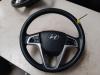 Steering wheel from a Hyundai i20, 2008 / 2015 1.2i 16V, Hatchback, Petrol, 1.248cc, 57kW (77pk), FWD, G4LA, 2008-09 / 2012-12, F5P1; F5P4 2011