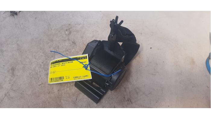 Rear seatbelt, right from a BMW 3 serie (F30) 318d 2.0 16V 2014