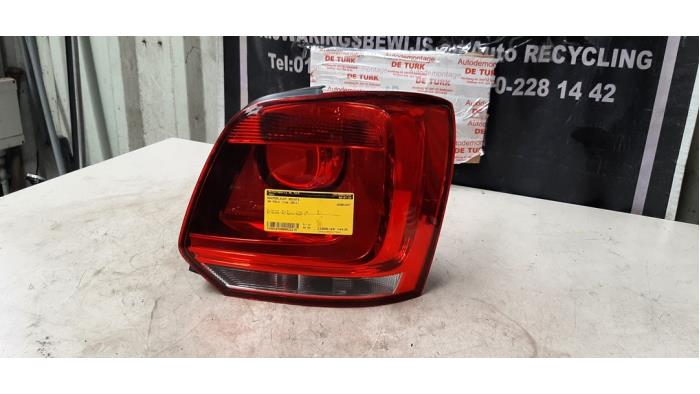 Taillight, right from a Volkswagen Polo V (6R) 1.2 12V 2011