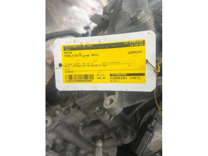 Gebrauchte Motor Ford Fiesta 6 (JA8) 1.6 TDCi 16V 95 Preis € 484,00 Mit Mehrwertsteuer angeboten von Autosloperij de Turk