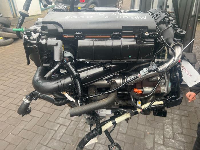 Motor van een Mazda 2 (DE) 1.4 CDVi 16V 2009