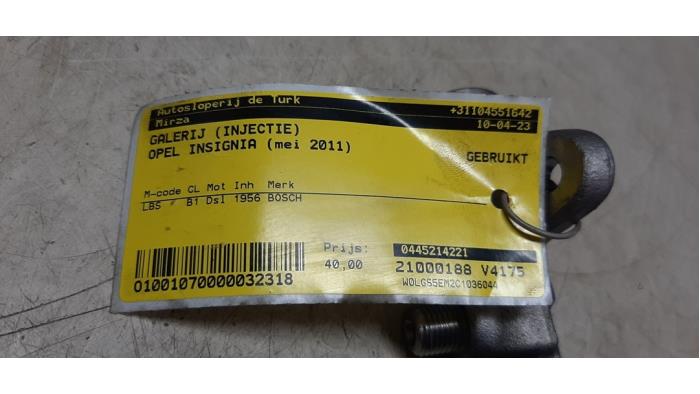 Système d'injection d'un Opel Insignia Country Tourer 2.0 CDTI 16V 130 ecoFLEX 2011