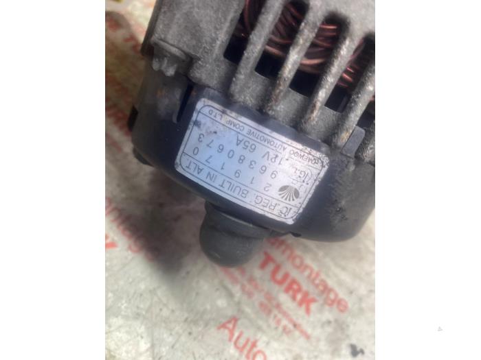 Begagnade Dynamo Chevrolet Matiz 0.8 S,SE Pris € 32,67 Inklusive moms erbjuds av Autosloperij de Turk