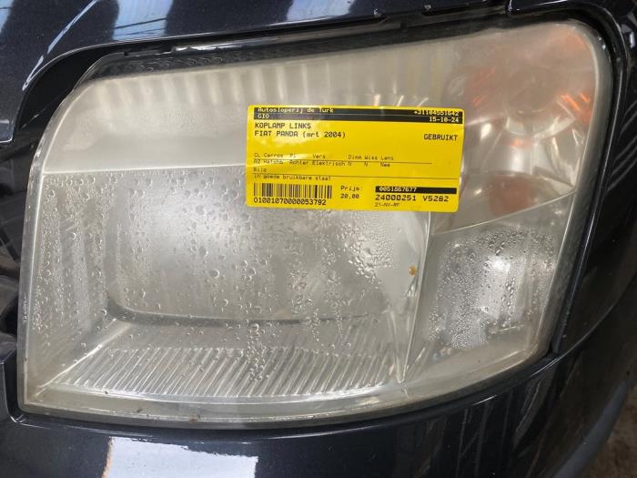 Używane Reflektor lewy Fiat Panda (169) 1.2 Fire Cena € 21,78 Z VAT oferowane przez Autosloperij de Turk