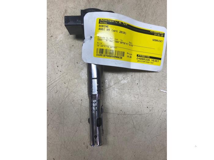 Usagé Bobine Audi A5 Cabrio (8F7) 2.0 TFSI 16V Prix € 10,89 Prix TTC proposé par Autosloperij de Turk