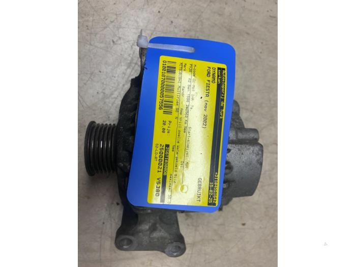 Used Dynamo Ford Fiesta 5 (JD/JH) 1.6 16V Price € 21,78 Inclusive VAT offered by Autosloperij de Turk