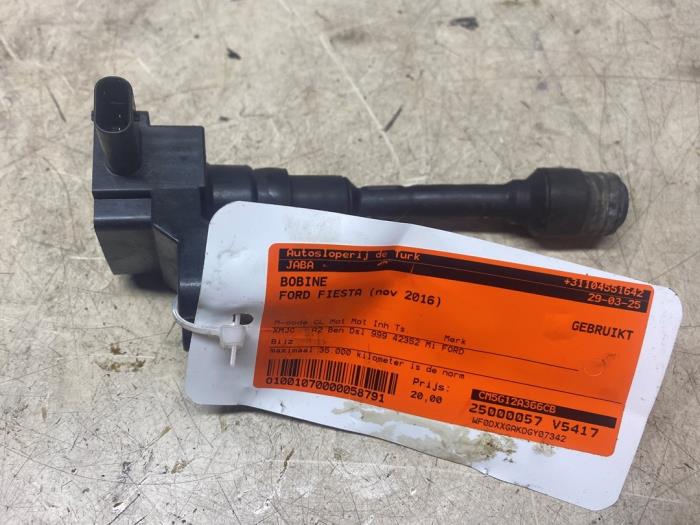 Gebrauchte Zündspule Ford Fiesta 6 (JA8) 1.0 EcoBoost 12V 100 Preis € 21,78 Mit Mehrwertsteuer angeboten von Autosloperij de Turk