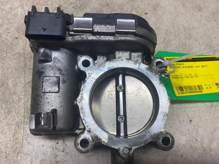 Gebrauchte Drosselklappengehäuse Mercedes A (W176) 1.6 A-180 16V Preis € 12,10 Mit Mehrwertsteuer angeboten von Autosloperij de Turk