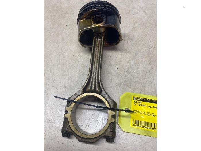 Usagé Piston Volkswagen Tiguan (5N1/2) 1.4 TSI 16V 4Motion Prix € 60,50 Prix TTC proposé par Autosloperij de Turk