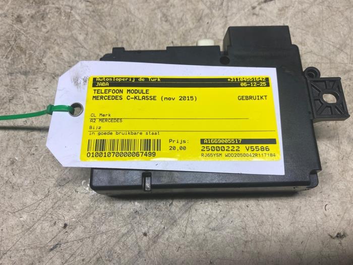 Begagnade Telefonmodul Mercedes C (W205) C-220 2.2 CDI BlueTEC, C-220 d 16V Pris € 24,20 Inklusive moms erbjuds av Autosloperij de Turk