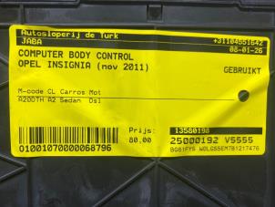 Body control computer from a Opel Insignia 2.0 CDTI 16V 160 Ecotec 2011