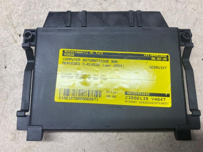 Used Automatic gearbox computer Mercedes C Combi (S203) 1.8 C-200K 16V Price € 48,40 Inclusive VAT offered by Autosloperij de Turk