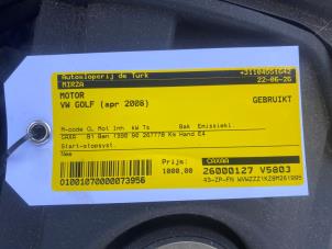 Engine from a Volkswagen Golf V Variant (1K5) 1.4 TSI 122 16V 2008