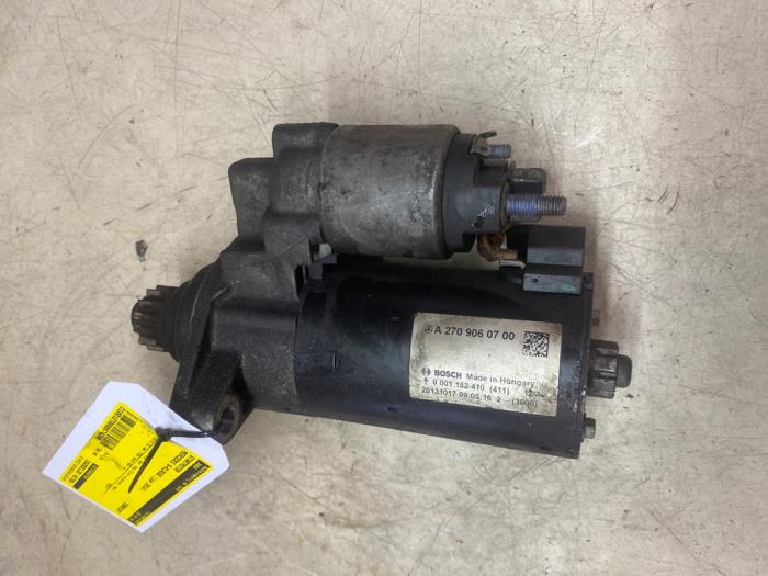 Used Starter Mercedes B (W246/W242) 1.6 B-200 BlueEFFICIENCY Turbo 16V Price € 24,20 Inclusive VAT offered by Autosloperij de Turk