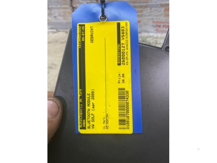 Modul Bluetooth z Volkswagen Golf V Variant (1K5) 1.4 TSI 122 16V 2008