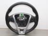 Steering wheel from a Volvo V40 (MV), 2012 / 2019 1.6 D2, Hatchback, 4-dr, Diesel, 1.560cc, 84kW (114pk), FWD, D4162T, 2012-03 / 2016-12, MV84 2014