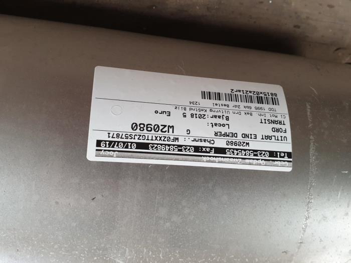 Auspuff Enddämpfer Ford Transit Custom - YLF6 - Gebr Opdam B.V 