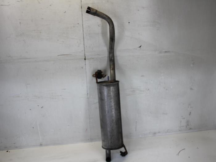 Exhaust rear silencer from a Volkswagen Golf IV Variant (1J5) 1.6 2000