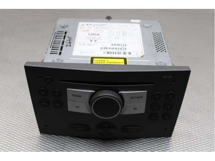 Radio/Lecteur CD d'un Opel Astra J (PC6/PD6/PE6/PF6) 1.6 Turbo 16V 2010