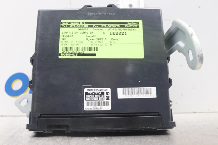 Used Start/Stop computer Peugeot 108 1.0 12V Price € 106,00 Margin scheme offered by Gebr Opdam B.V.