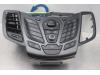 Panneau commande radio d'un Ford Fiesta 6 (JA8), 2008 / 2017 1.0 Ti-VCT 12V 65, Berline avec hayon arrière, Essence, 999cc, 48kW (65pk), FWD, XMJA; XMJB; XMJC; XMJD, 2013-01 / 2017-04 2014