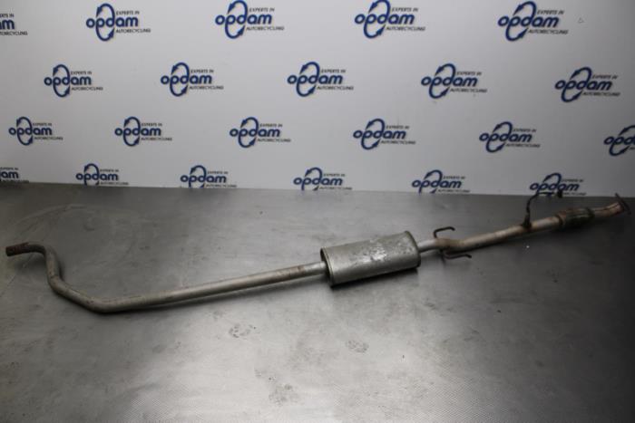 Exhaust middle silencer from a Opel Corsa D 1.0 2008