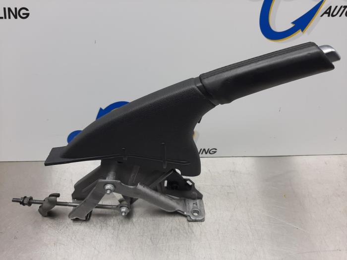 Parking brake lever from a Volkswagen Polo VI (AW1) 1.0 TSI 12V 2018