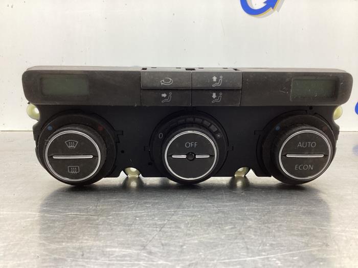 Panel de control de calefacción de un Volkswagen Touran (1T1/T2) 1.6 FSI 16V 2003