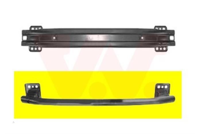Front bumper frame from a Fiat 500 2007
