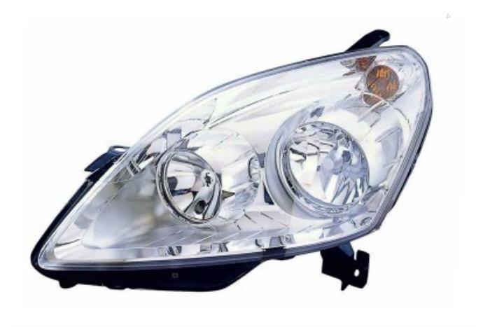 Headlight, left from a Opel Zafira 2009