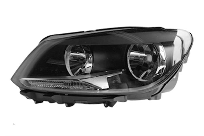 Headlight, left from a Volkswagen Touran 2010