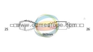 New Front drive shaft, right Ford Transit Connect Price € 151,25 Inclusive VAT offered by Gebr Opdam B.V.