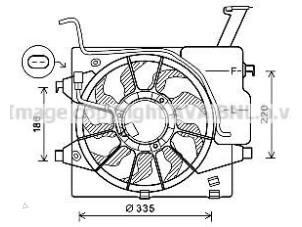 Neuf Ventilateur moteur Kia Picanto Prix € 151,19 Prix TTC proposé par Gebr Opdam B.V.